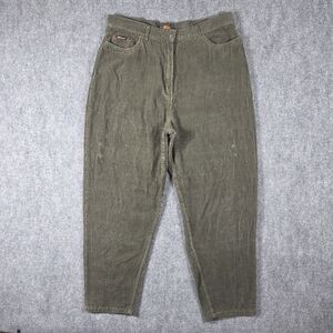 Route 66 Vintage 90s Corduroy Pants High Waist Olive 34x28 Gorpcore